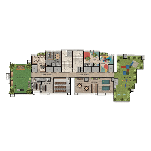 38th Floor Amenity Plan